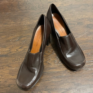 Antonio‎ Melani Dark Academia Brown Vintage Block Heels Vintage Y2K